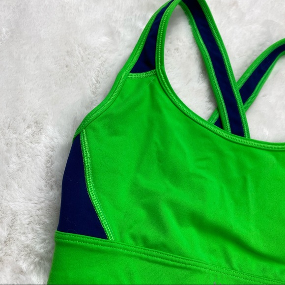 Victoria Secret Sport Green & Blue Sports Bra - Picture 3 of 6